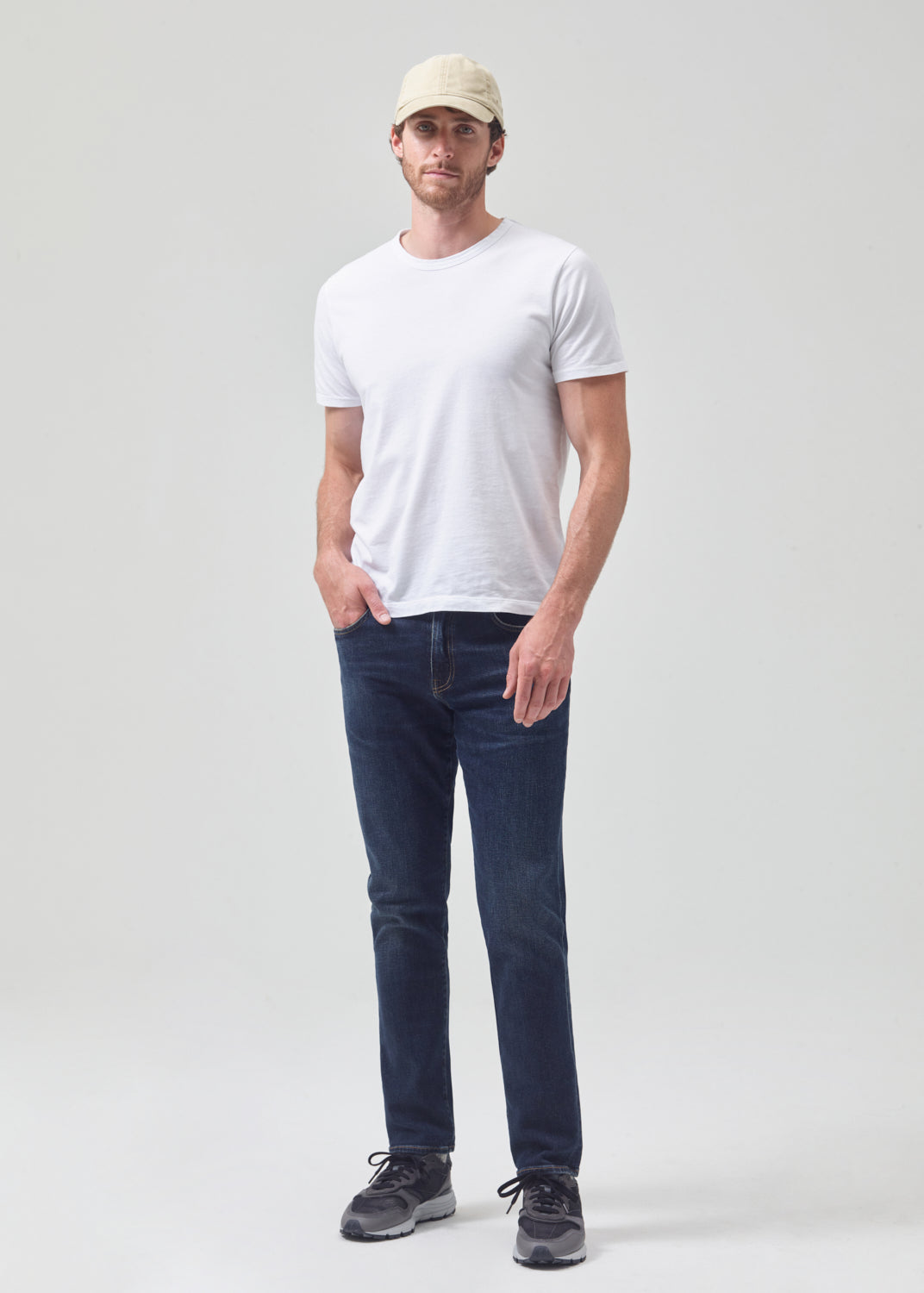 London Tapered Slim Cashmere Denim